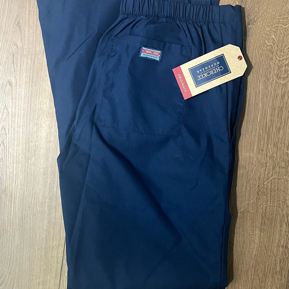 NEW! Cherokee Navy Scrub Bottoms